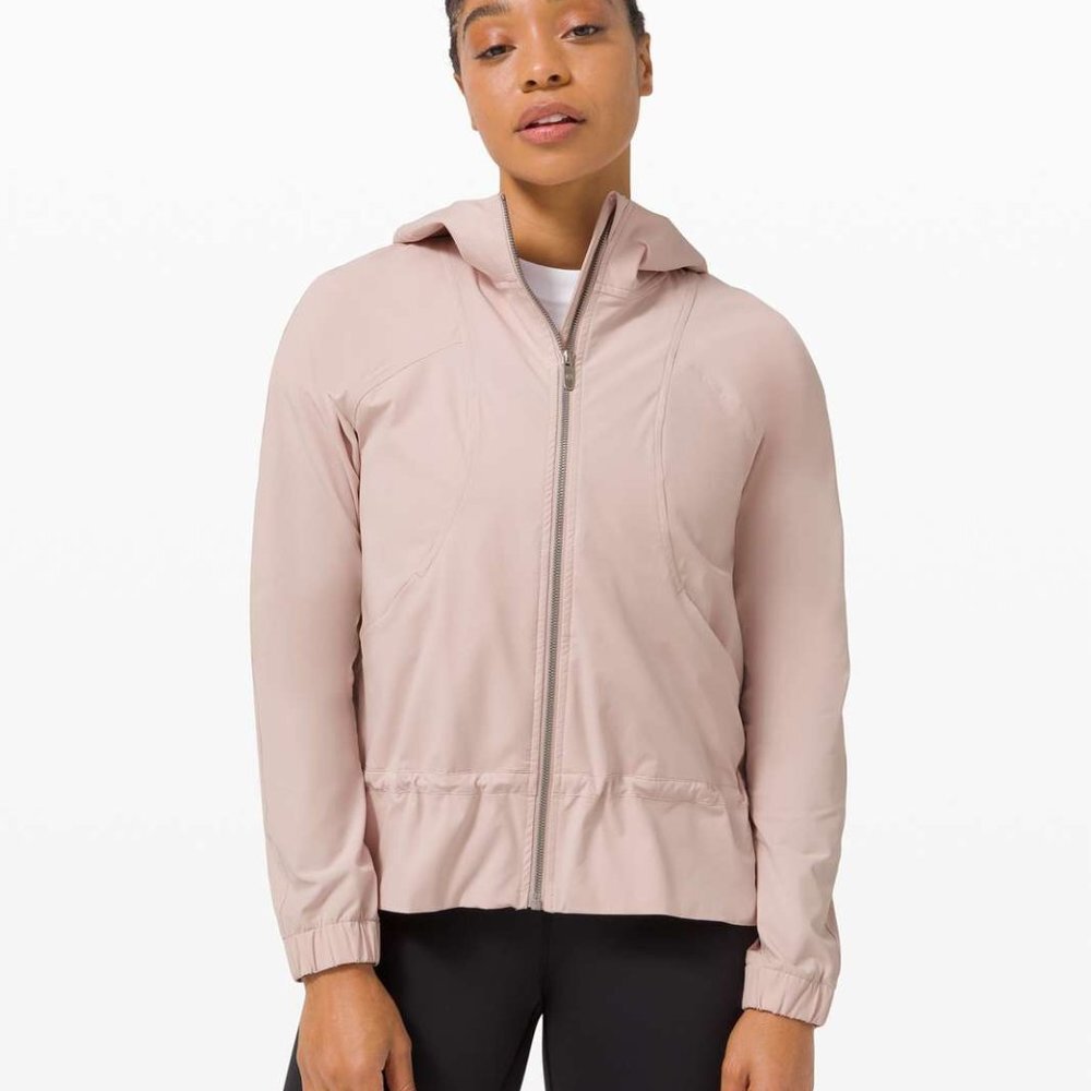lululemon athletica Pink Hooded Jacket